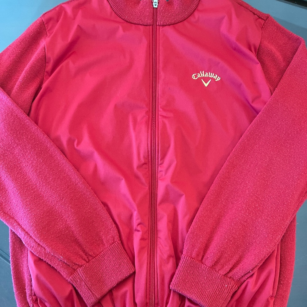 Callaway zipped up cardigan